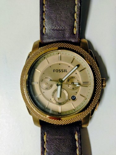Fossil herren armbanduhr - fossil, braun