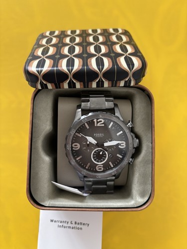 Fossil nate herren chronograph - herren,