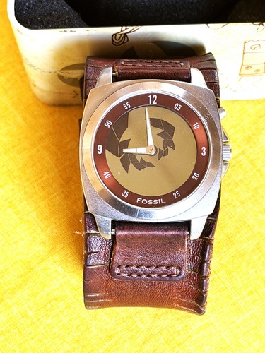 Armbanduhr fossil bigtic mit - armbanduhr,