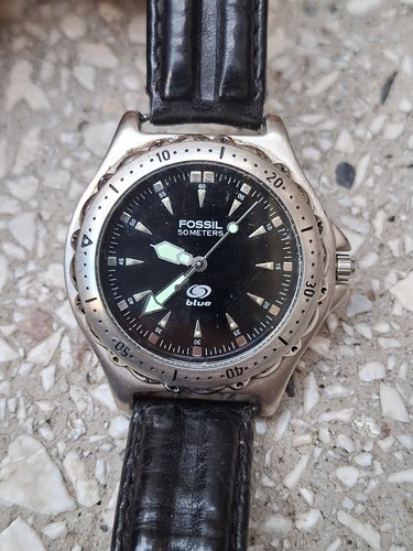 Vintage fossil blue - vintage,