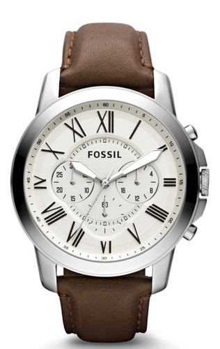 Fossil grant herren uhr braun - uhr,