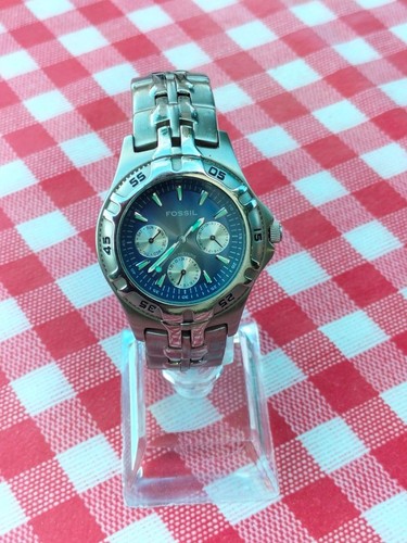 Fossil blue herrenuhr - blue, bq-9185