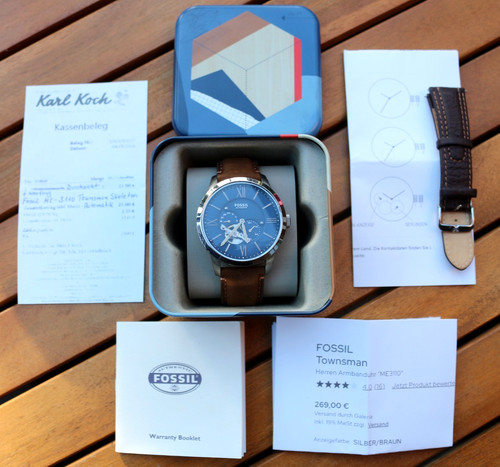 Fossil townsman 3110 leder - me-3110,,