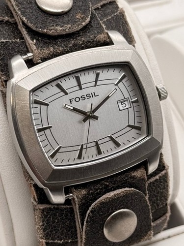 Fossil quarz herrenuhr - quarz,