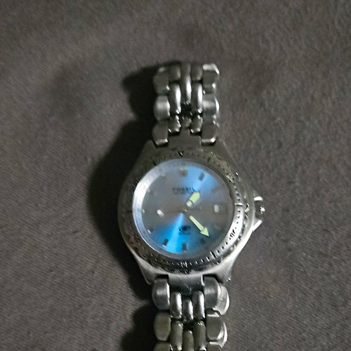 Fossil blue herren quarz - blue,