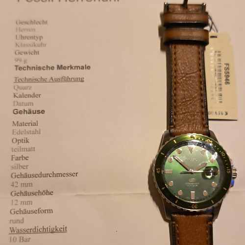 Fossil herrenuhr 5946 - fossil,